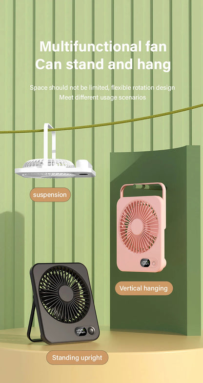 Portable Mini USB desk fan with 5 speeds