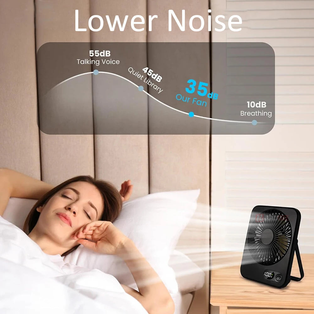quiet desk fan good for sleeping